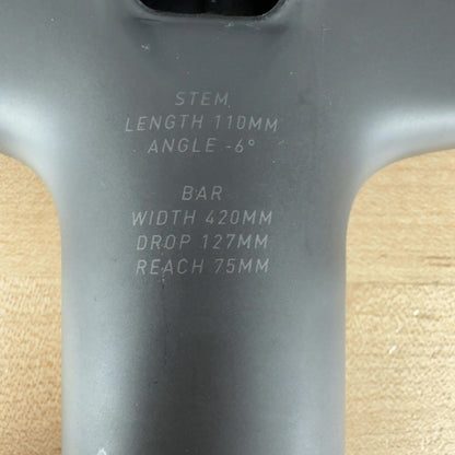 Roval Rapide Cockpit 42cm x 110mm Carbon Integrated Handlebar