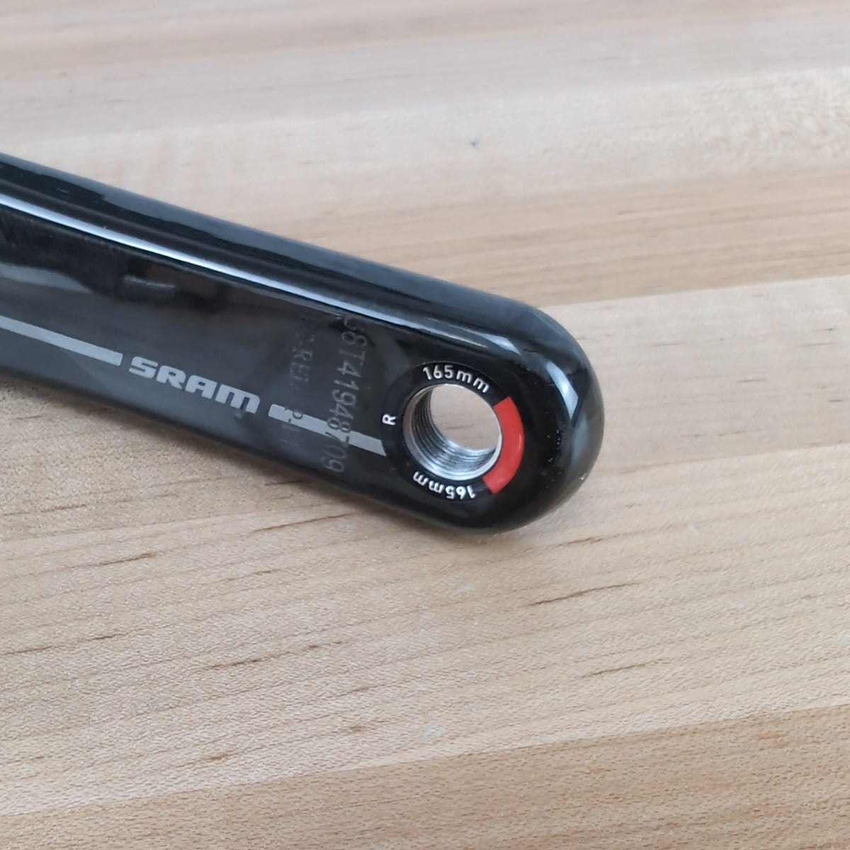 Low Mile! SRAM Red AXS E1 DUB SL 165mm 12/13 Speed Carbon Crank Arm Assembly — photo 4 of 6