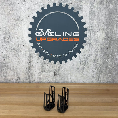 Low Mile! Cannondale ReGrip Aero Pair Composite Bike Water Bottle Cages 93g