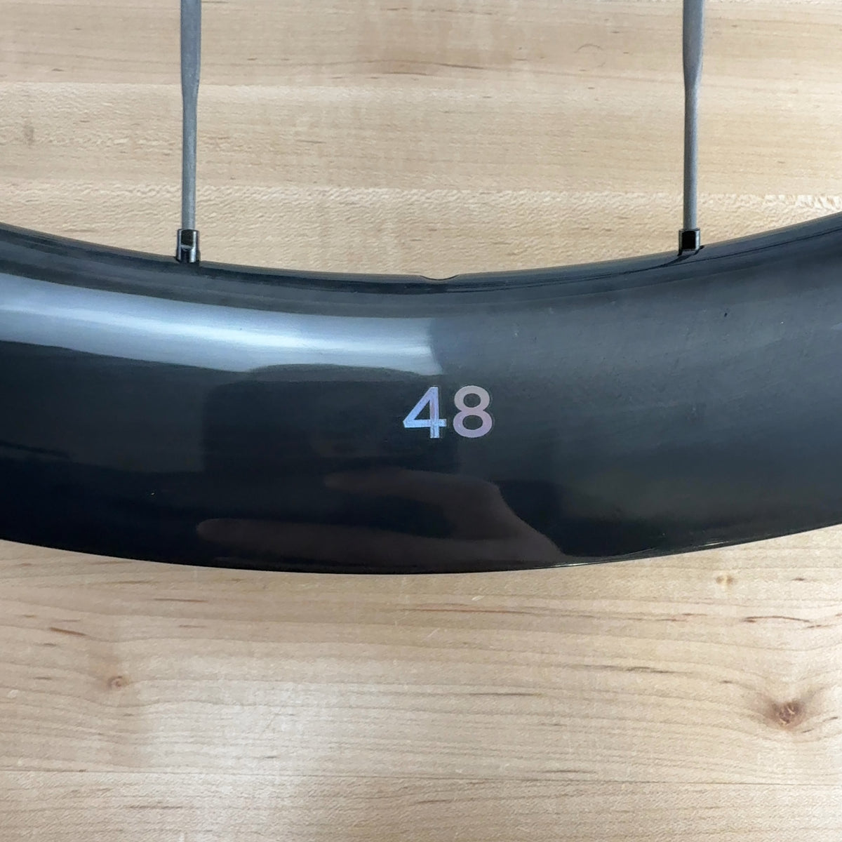 Low Mile! Black Inc 48|58 Carbon Tubeless Gloss Bike Wheelset 700c 1335g — photo 5 of 13