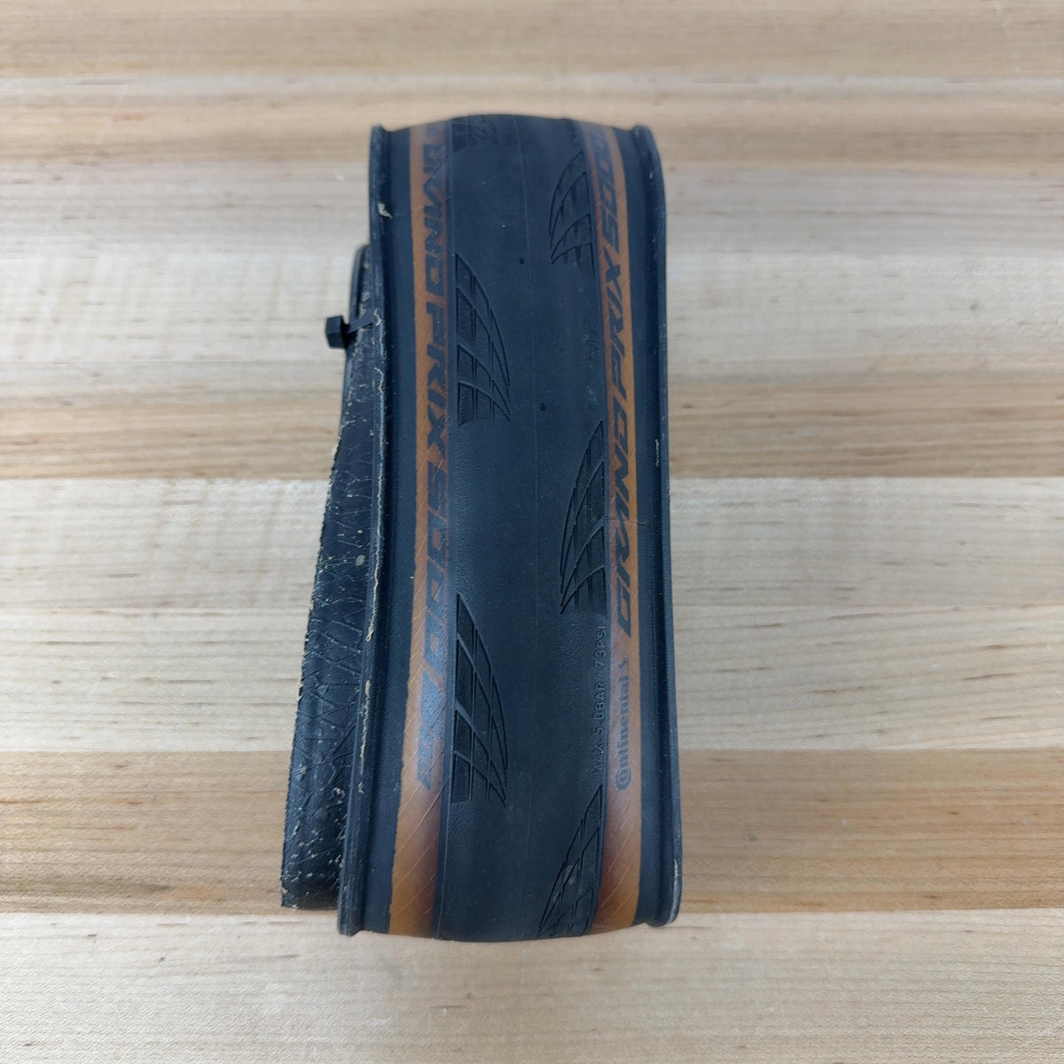 Low Mile! Continental Grand Prix 5000 S TR 32mm Tubeless Tan Single Road Tire — photo 1 of 3