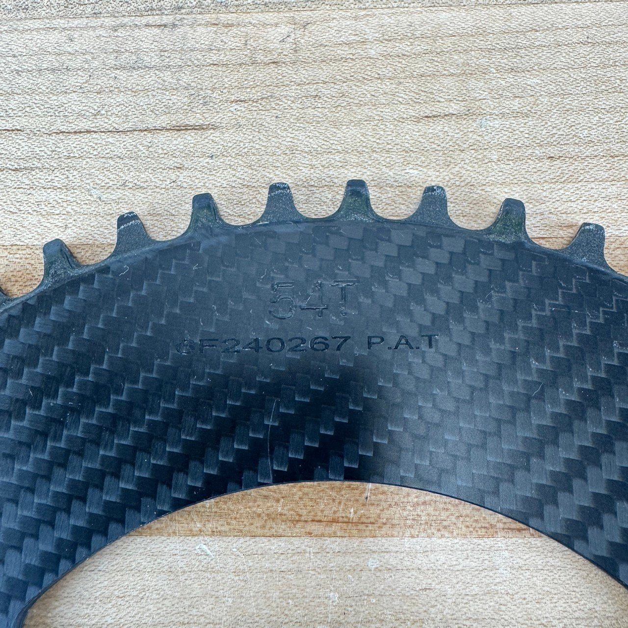 Low Mile! Digirit Road/TT Carbon 54T 1x 4-Bolt 110BCD Shimano 1x Chainring