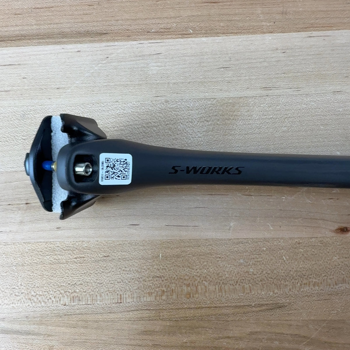 New! 2025 Specialized S-Works Tarmac SL8 380mm x 15mm Offset Seatpost MSRP $349