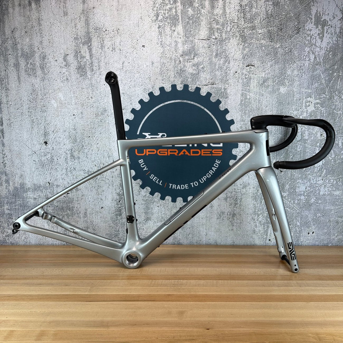Low Mile! 2025 Enve Fray GT Silver 50cm Carbon Bike Frameset Module 700c 2474g