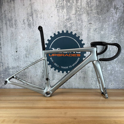 Low Mile! 2025 Enve Fray GT Silver 50cm Carbon Bike Frameset Module 700c 2474g