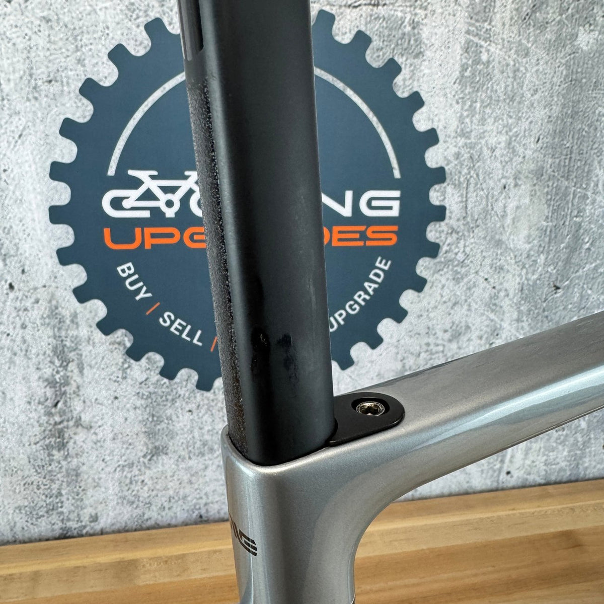 Low Mile! 2025 Enve Fray GT Silver 50cm Carbon Bike Frameset Module 700c 2474g