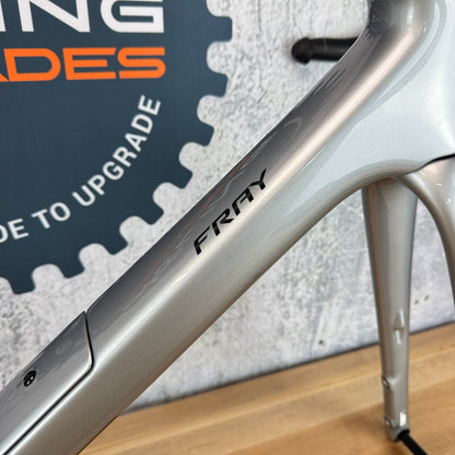 Low Mile! 2025 Enve Fray GT Silver 50cm Carbon Bike Frameset Module 700c 2474g