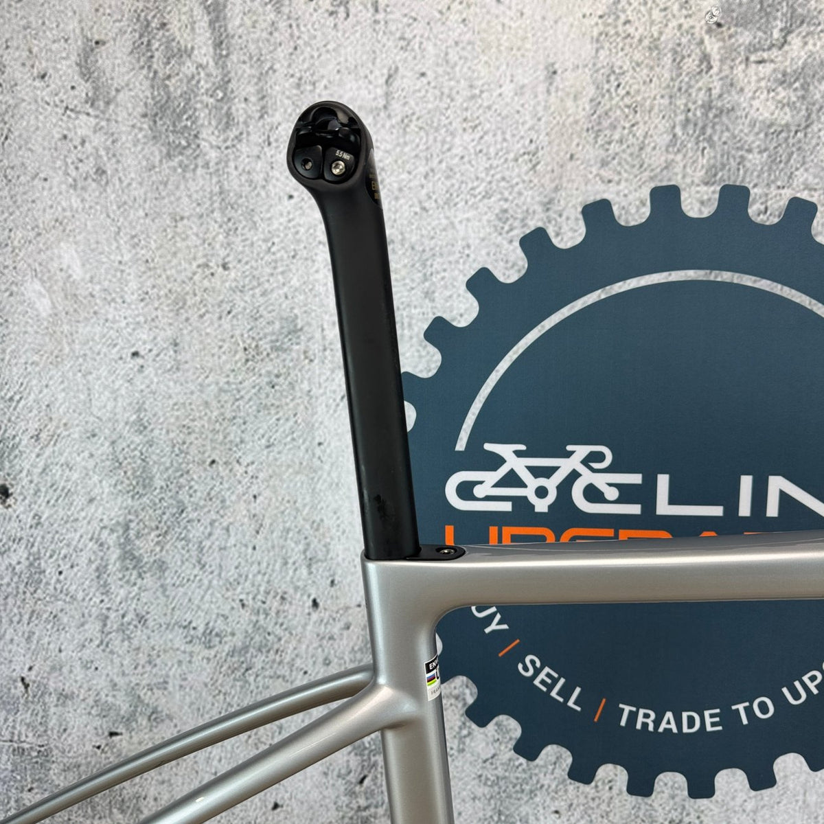 Low Mile! 2025 Enve Fray GT Silver 50cm Carbon Bike Frameset Module 700c 2474g