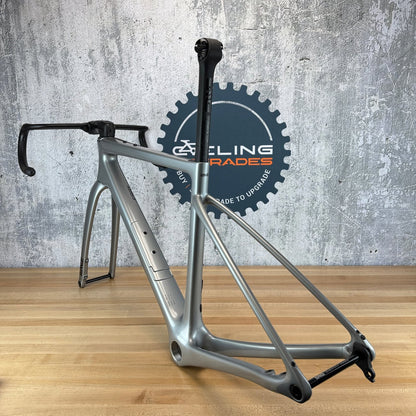 Low Mile! 2025 Enve Fray GT Silver 50cm Carbon Bike Frameset Module 700c 2474g