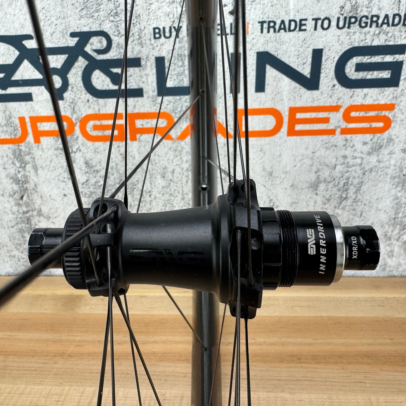 Mint! Enve SES 4.5 Toffee Brown Decals Carbon Tubeless Disc Wheelset 700c 1481g