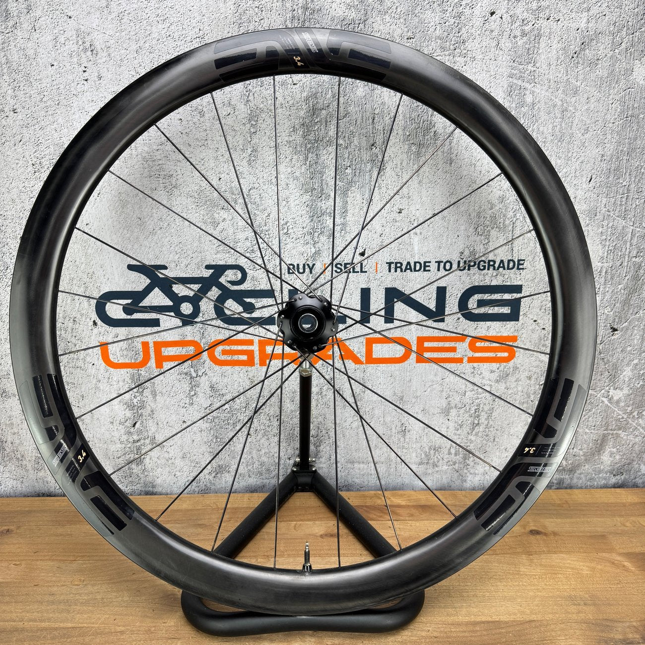 2023 Enve SES 3.4 AR Enve Carbon Disc Brake Tubeless Hookless Wheelset 700c 1486g