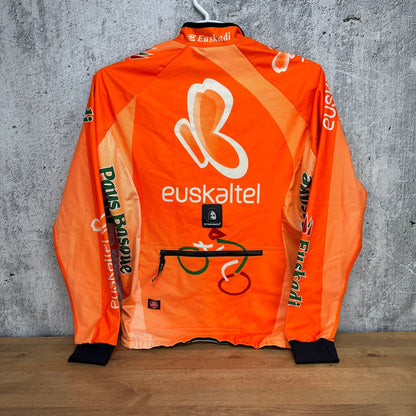 Etxeondo Euskaltel Windstopper Orange Medium Cycling Jacket