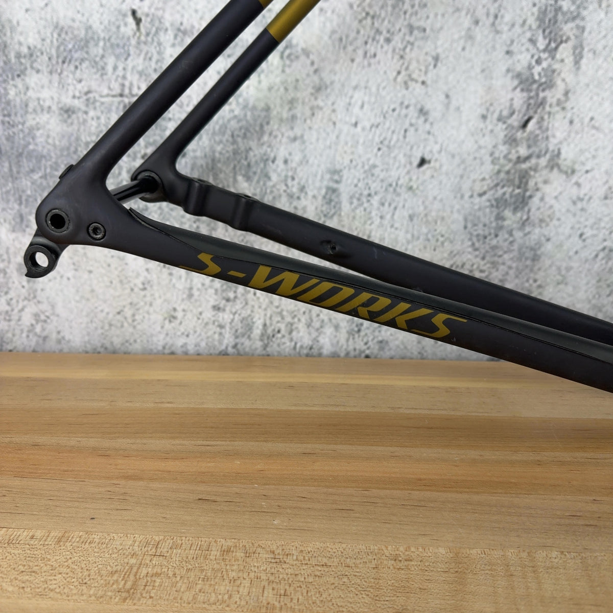 Light Use! Specialized 2024 S-Works Crux 54cm SATIN WHITE SAGE/CACTUS BLOOM/MIDNIGHT SHADOW SPECKLE Carbon Frameset