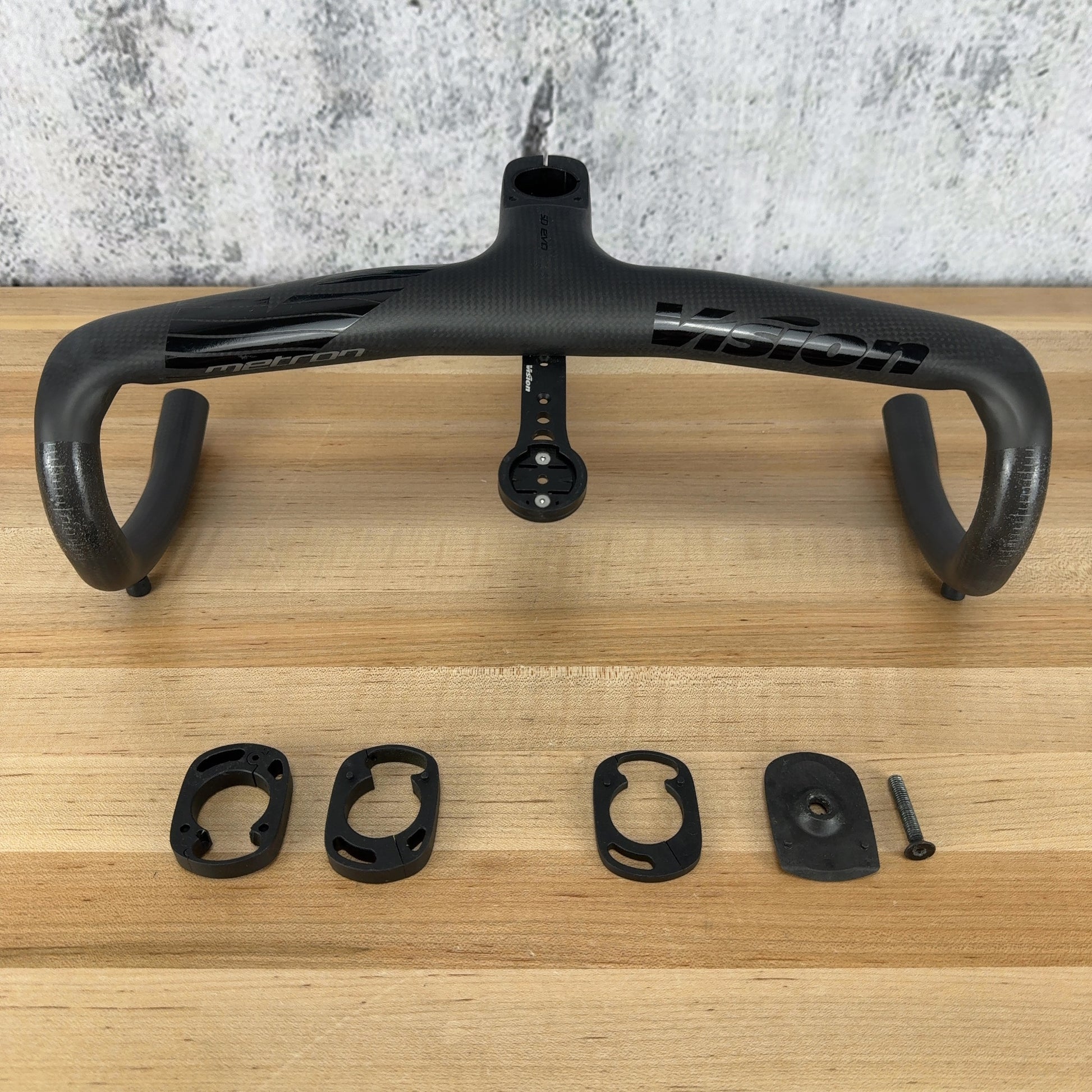Low Mile! Vision Metron 5D ACR Evo 90x380 L B4 Carbon Integrated Handlebar 395g