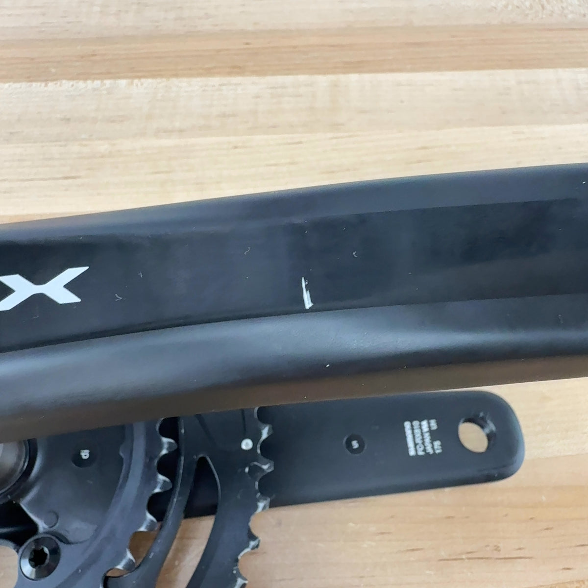Light Use! Shimano GRX FC-RX810 175mm 48/31t 110/80mm Gravel Crankset 723g