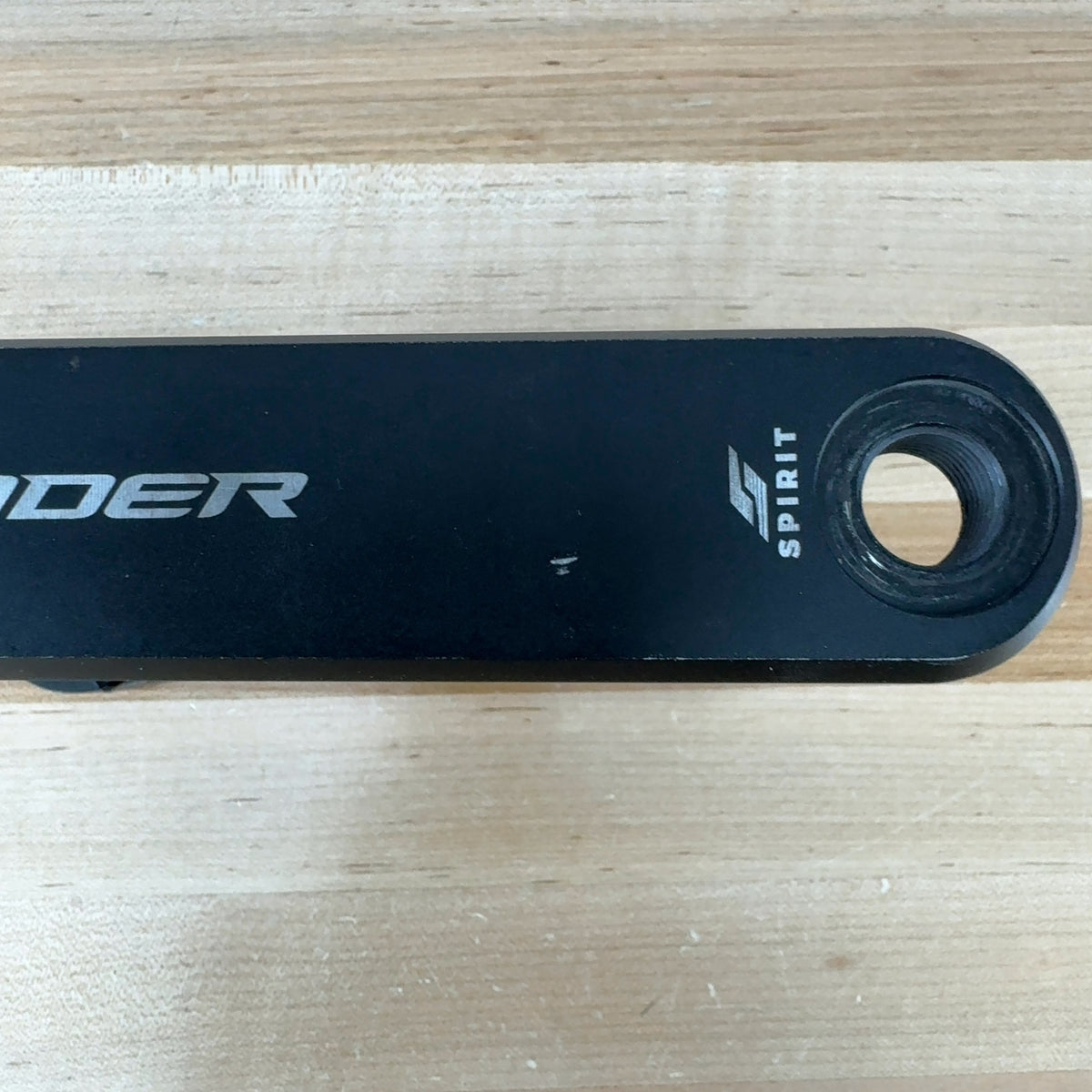 Light Use! Croder Spirit 145mm 8-Bolt 24mm Black Alloy Crank Arm Assembly 491g