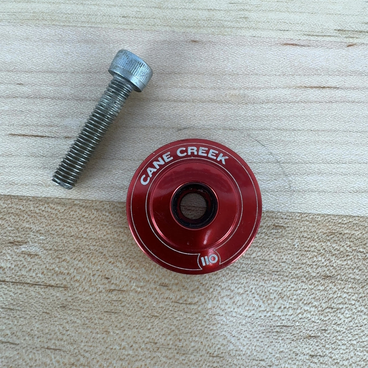 Cane Creek 110 IS42/IS52 Red Bike Headset Tapered 1 1/8" - 1 1/2" w/Spacers