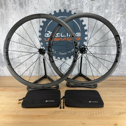 Low Mile! 2024 Cadex AR 35 Gravel Hookless Disc Tubeless Carbon Wheelset 1285g