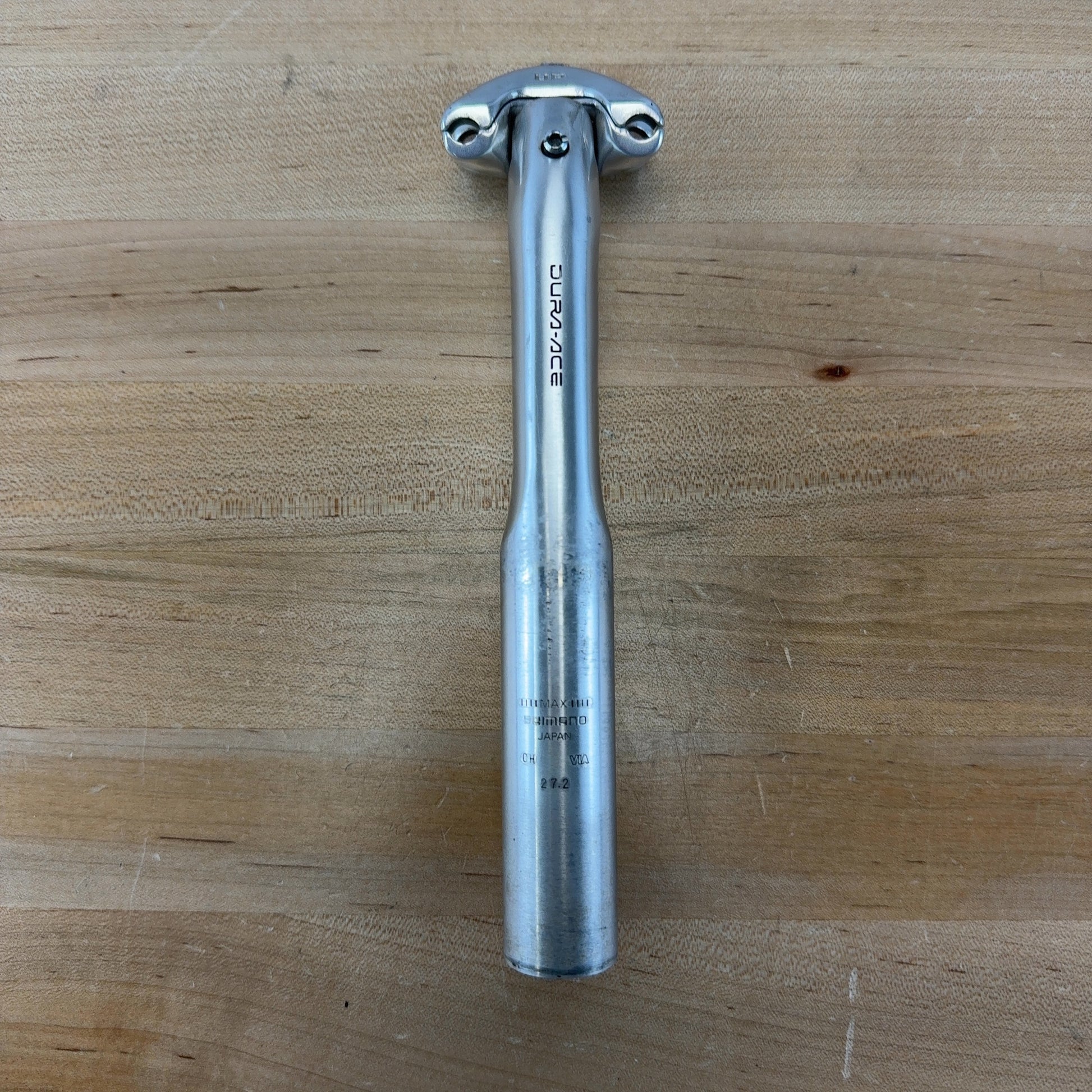 Shimano Dura-Ace SP-7400 27.2mm 200mm Silver Alloy Bike Seatpost 268g