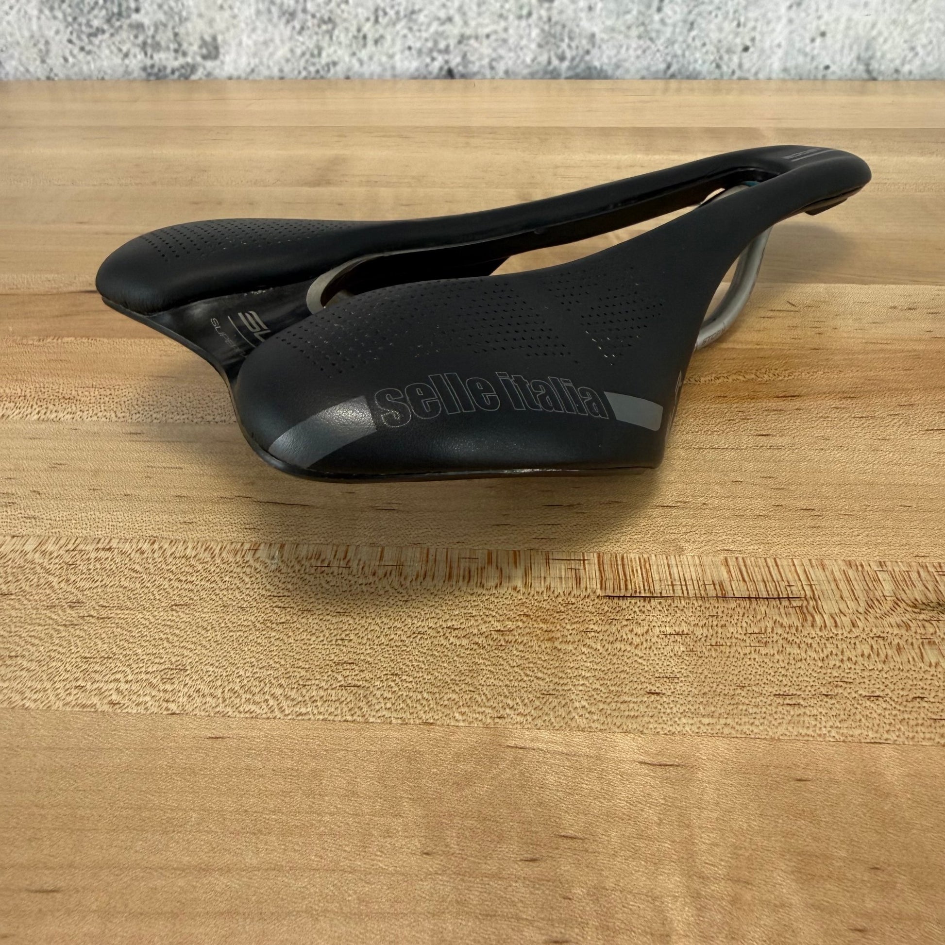 Light Use! Selle Italia SLR Boost Ti 316 Superflow 130mm Titanium Bike Saddle
