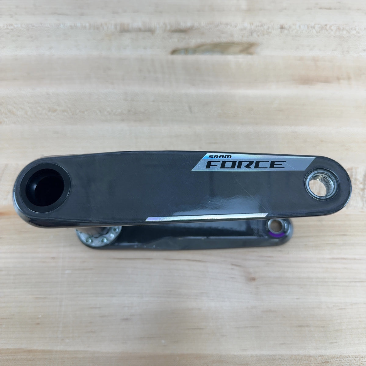 Light Use! SRAM Force AXS E1 170mm 8-Bolt Carbon Bike Crank Arm Assembly 433g — photo 4 of 9