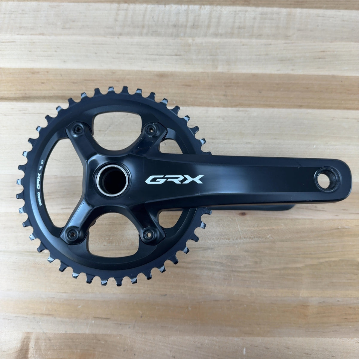 Light Use! Shimano GRX FC-RX810 172.5mm 42t 1x 24mm Spindle Gravel Crankset 680g — photo 3 of 11