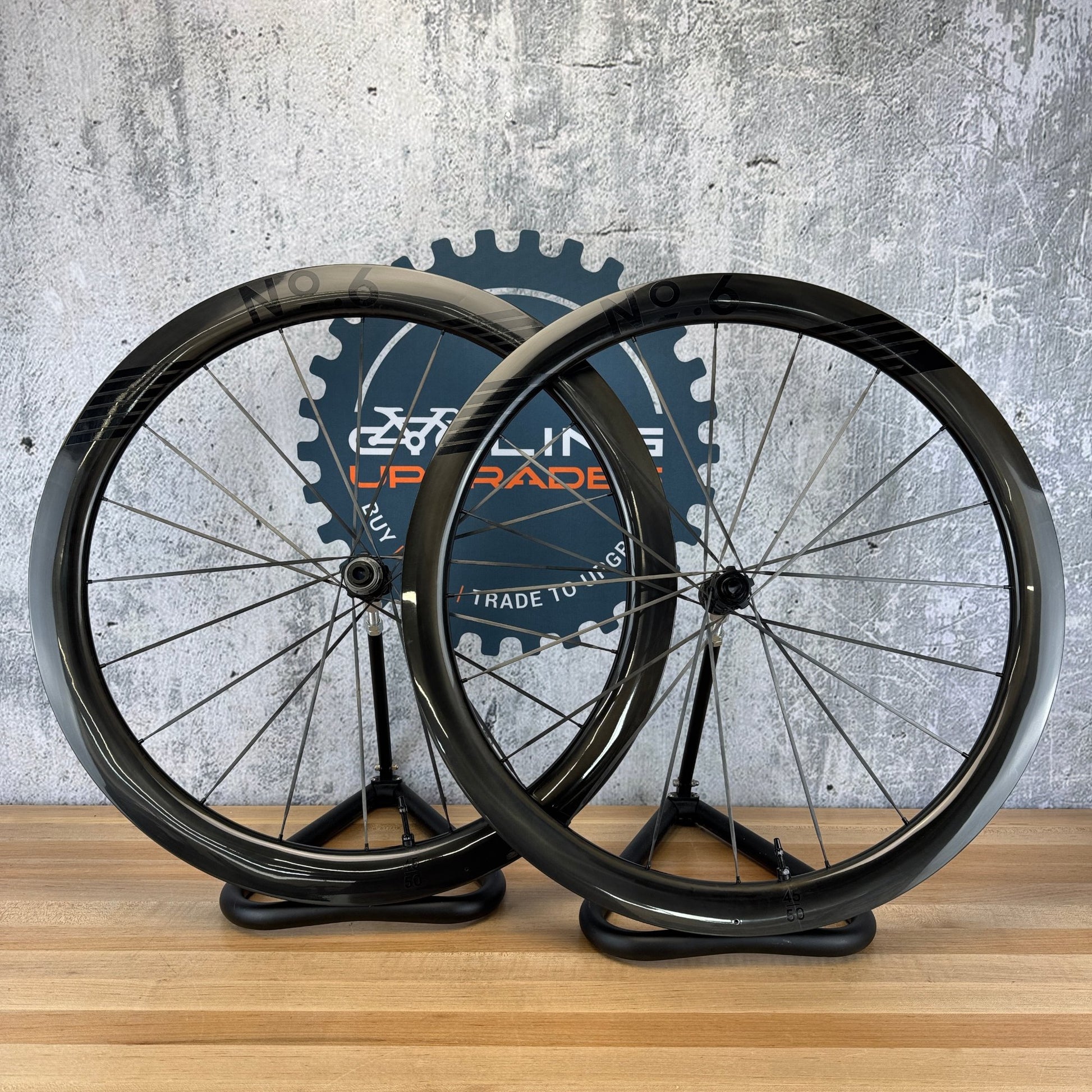 Low Mile! 2025 No. 6 45/50 Superlight All Round Carbon Spokes Wheelset