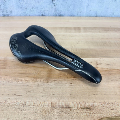 Low Mile! Selle Italia SLR Super Flow 145mm Ti 316 Rails Bike Saddle 188g