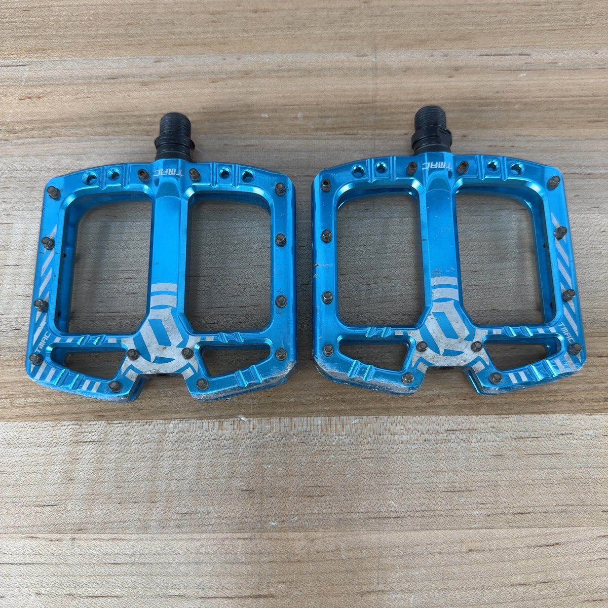 Deity TMAC Blue Mountain Bike Pedals 445g MSRP $179 — photo 4 of 5