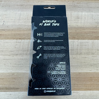 New! Supacaz Super Sticky Kush Tape Gunmetal Bar Tape MSRP $50