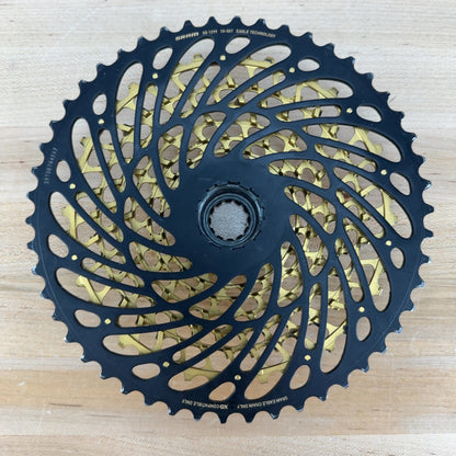 Light Use! SRAM Eagle XX1 XG-1299 10-50t Gold MTB 12-Speed Bike Cassette 368g