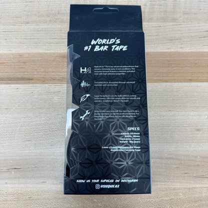 New! Supacaz Super Sticky Kush Tape Star Fade Gold Star/Ano Gold Plugs Bar Tape MSRP $50