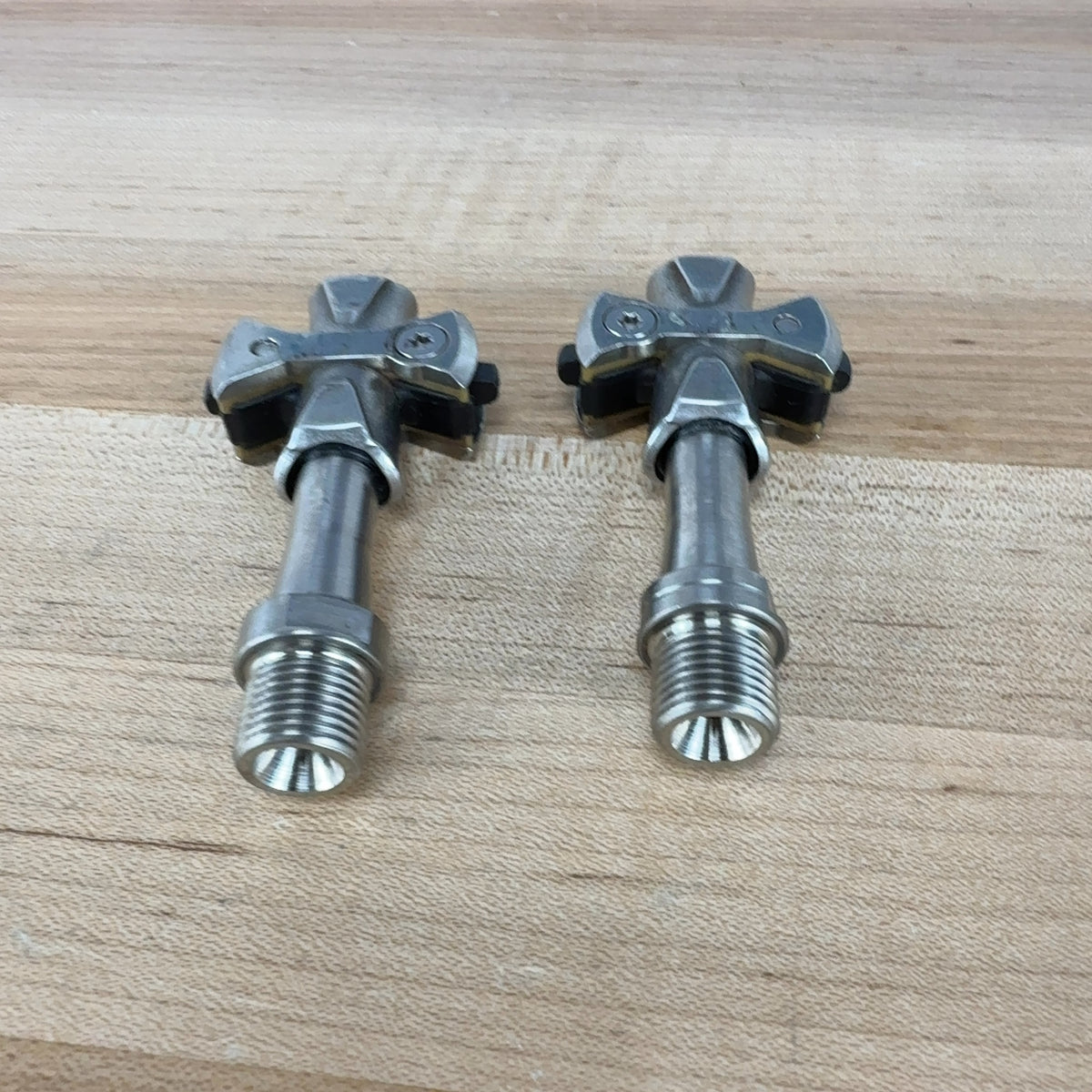 Speedplay Pave Titanium Silver Clipless Road Bike Pedals 189g w/ cleats
