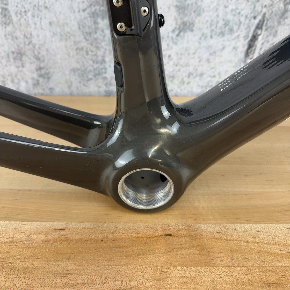 Low Mile! 2026 Enve Fray 56cm Clear Smoke Carbon Road Bike Frameset 700c 2390g — photo 15 of 19
