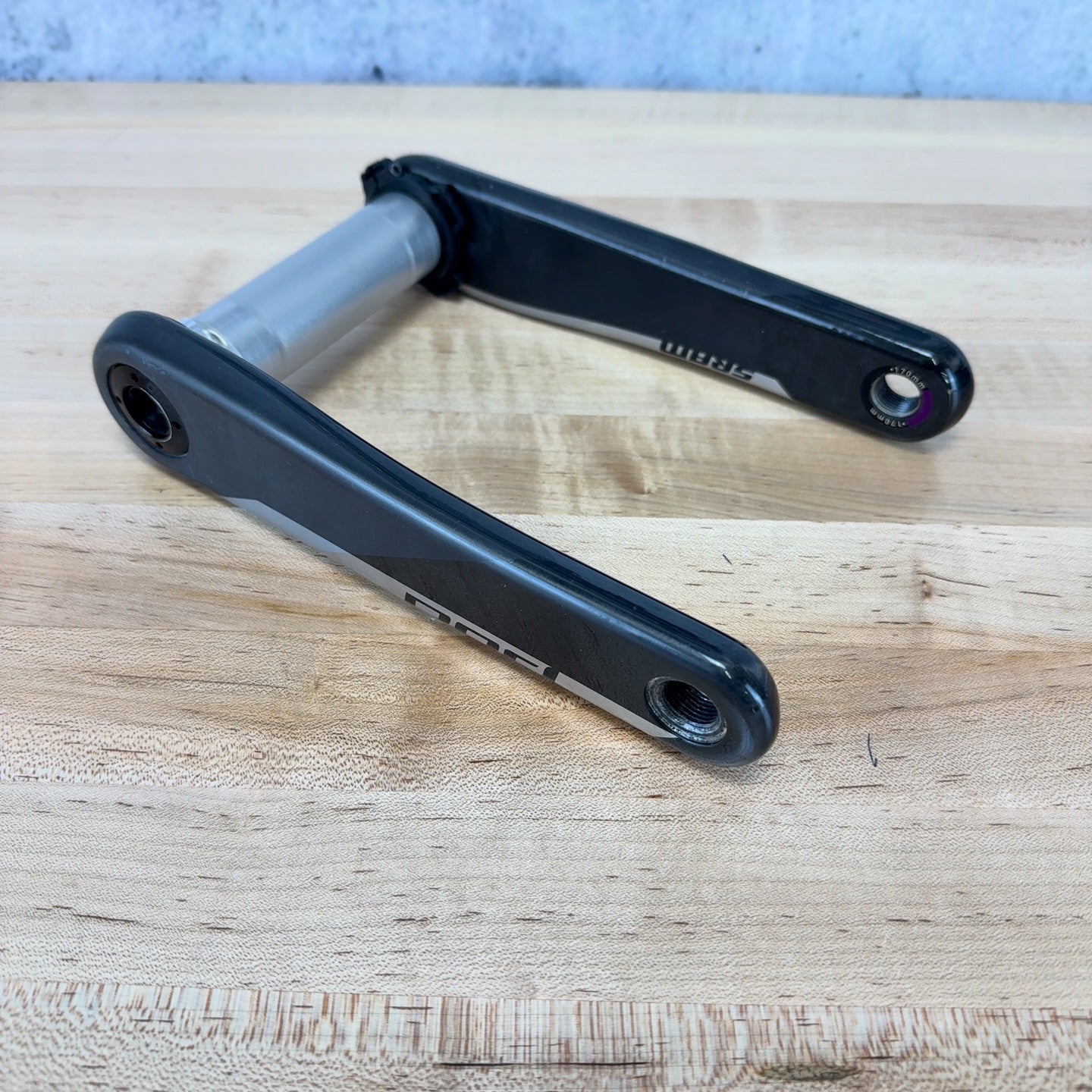 Low Mile! SRAM Red AXS D1 170mm DUB Carbon 8-Bolt Crankset without Chainrings