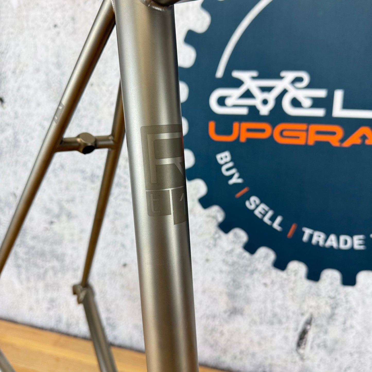2014 Mosaic RT-1 54cm Titanium Rim Brake Road Frameset Chris King 700C 2062g