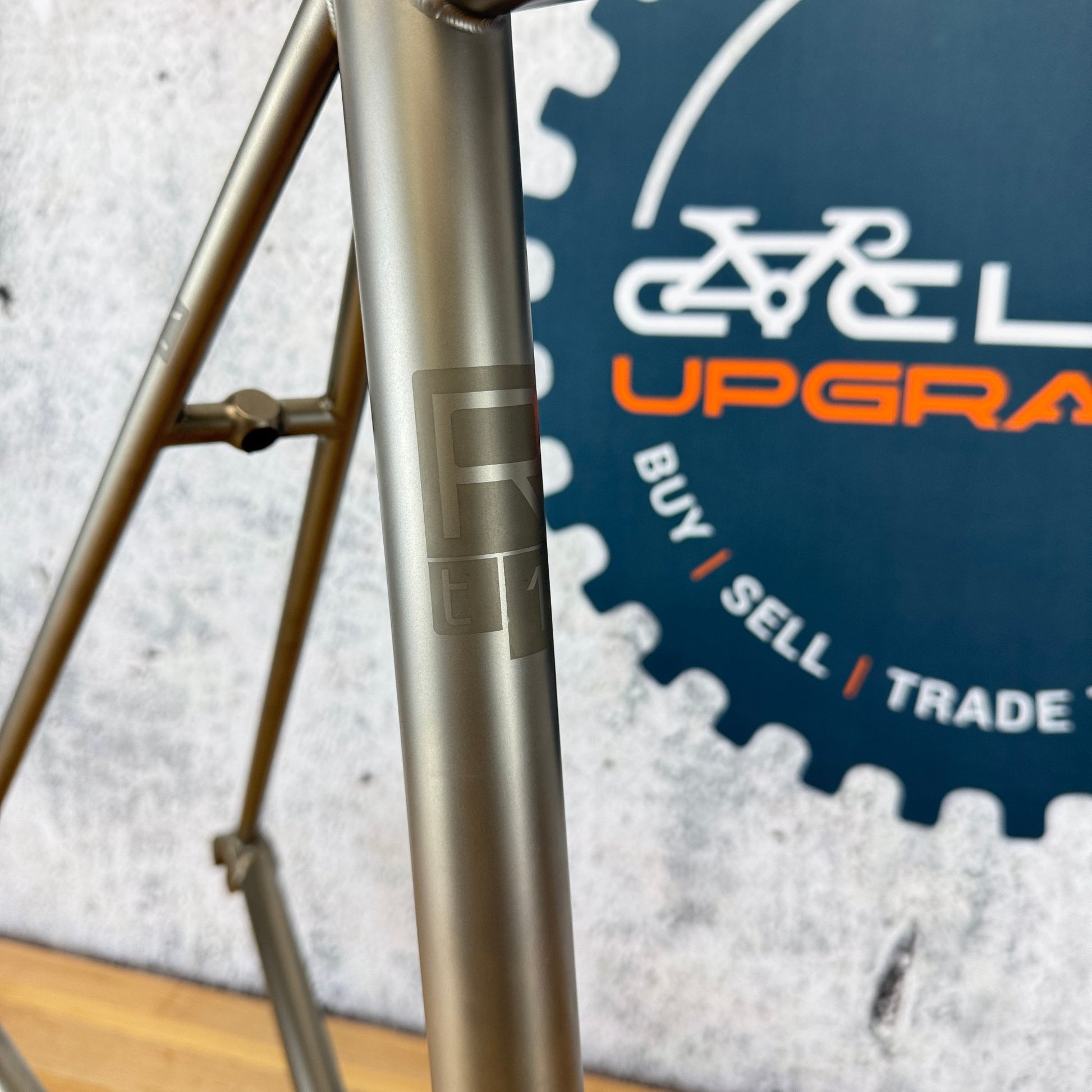 2014 Mosaic RT-1 54cm Titanium Rim Brake Road Frameset Chris King 700C 2062g