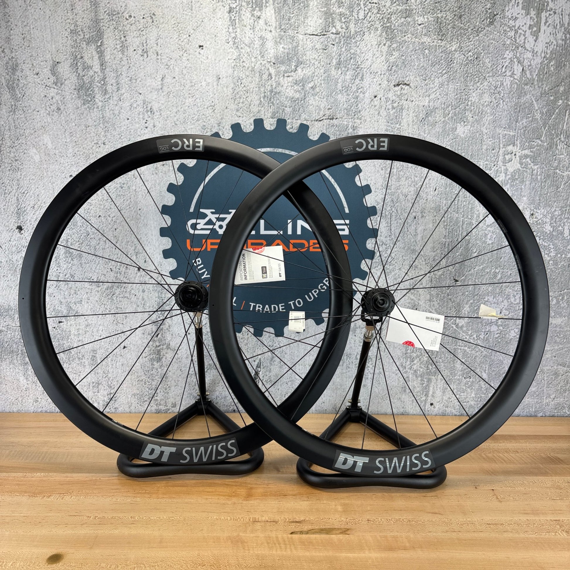 New Take Off! DT Swiss ERC LOG Classic 45 Carbon Disc Brake Tubeless  370 Hubs Wheelset