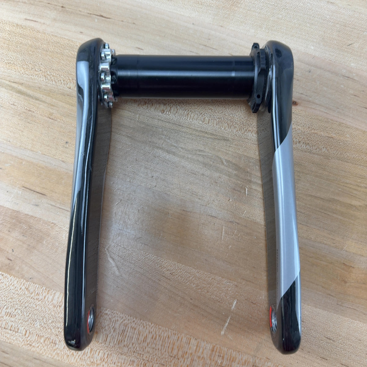 Low Mile! SRAM Quarq DUB 165mm Carbon Bike Crank Arm Assembly 468g