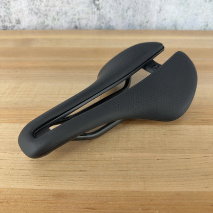 Light Use! Bontrager Aeolus Pro 155mm 7x9mm Carbon Rails Bike Saddle 180g