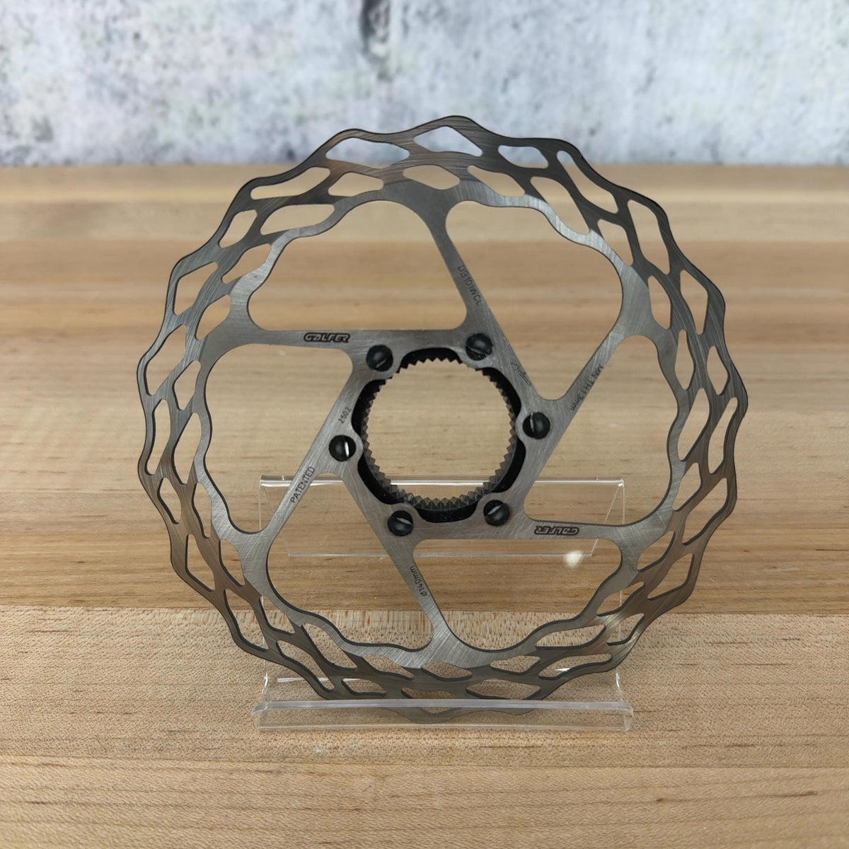 Low Mile! Galfer Wave Road 140mm Center-Lock Disc Brake Rotor 83g