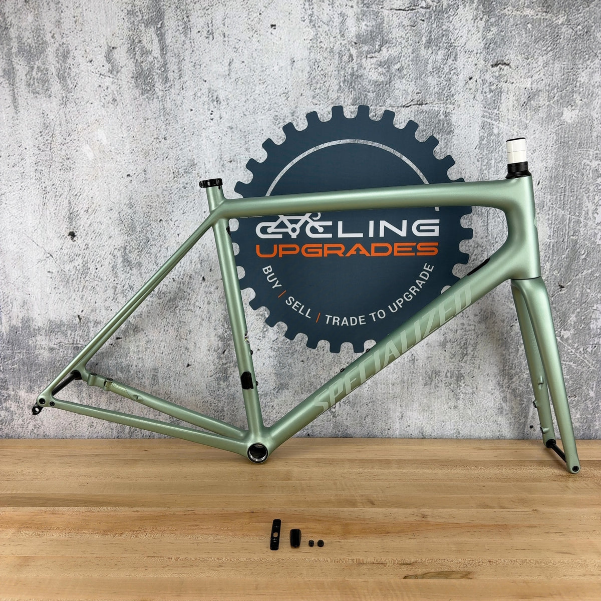 Low Mile! Specialized Aethos Pro 58cm 10r Carbon Sage Frameset 700c 1292g