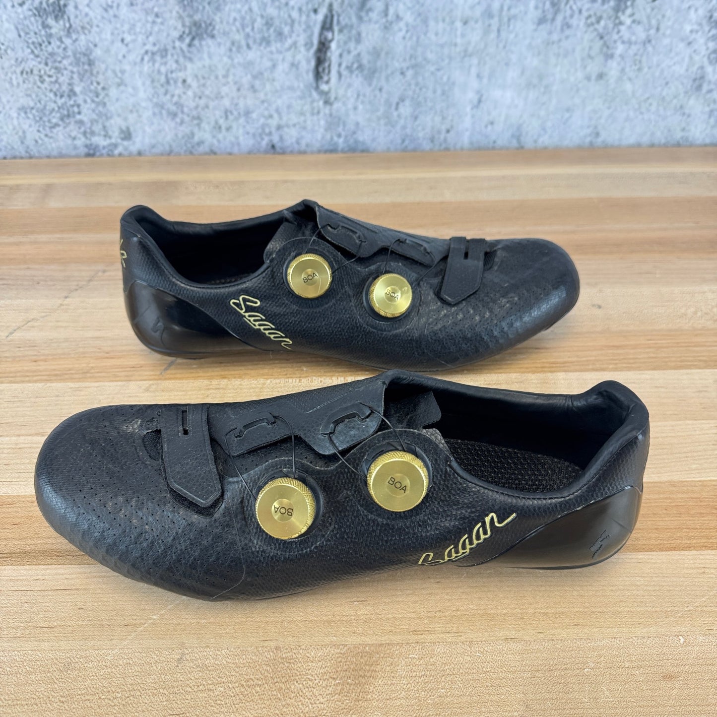 Low Mile! Specialized S-Works 7 Sagan Carbon 3-Bolt Boa size 45.5 Cycling Shoes
