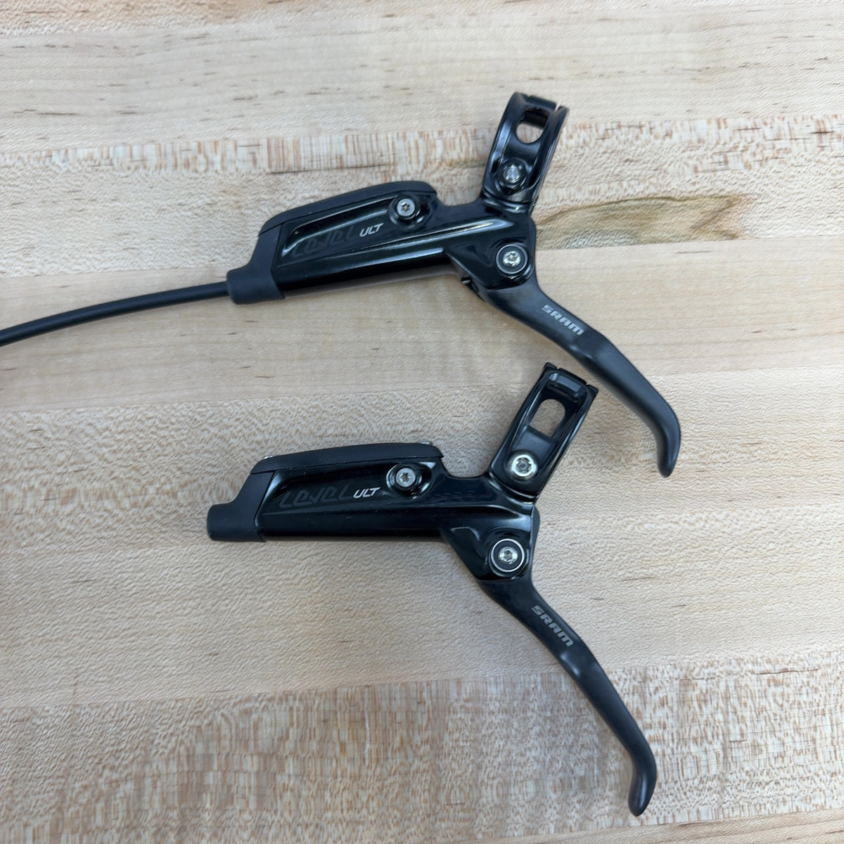 Low Mile! SRAM Level Ultimate 2-Piston Black MTB Hydraulic Disc Brakeset 461g — photo 4 of 8