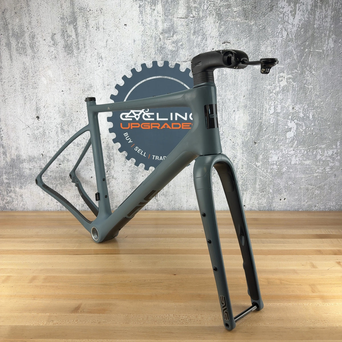 Low Mile! 2023 Enve Mog 56cm Slate Blue Carbon Disc Gravel Bike Frameset 2148g