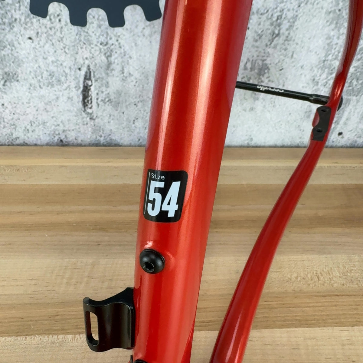 Low Mile! 2026 Cervelo S5 54cm Carnelian Carbon Road Bike Frameset Module 700c