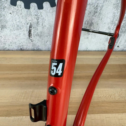 Low Mile! 2026 Cervelo S5 54cm Carnelian Carbon Road Bike Frameset Module 700c