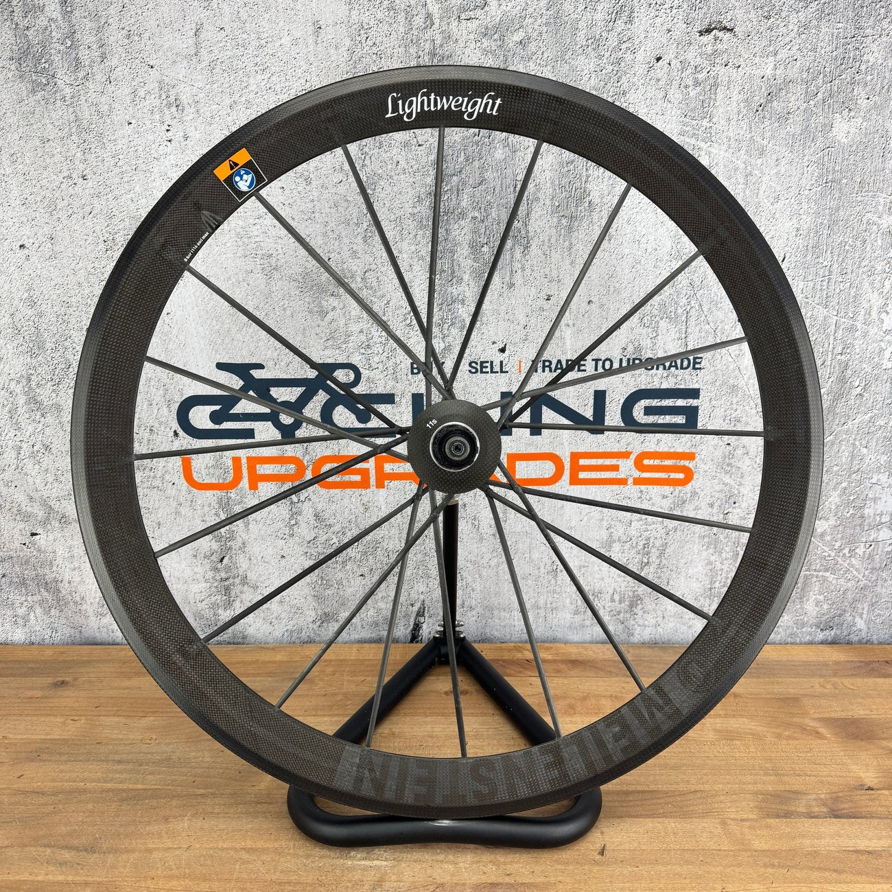 Lightweight Meilenstin Gen IV Carbon Clincher Rim Brake Rear Wheel (Da ...