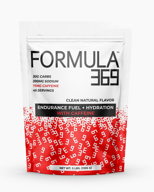 Formula 369 Endurance Fuel Drink Mix With Caffeine 3lb Bag for Endurance Sports