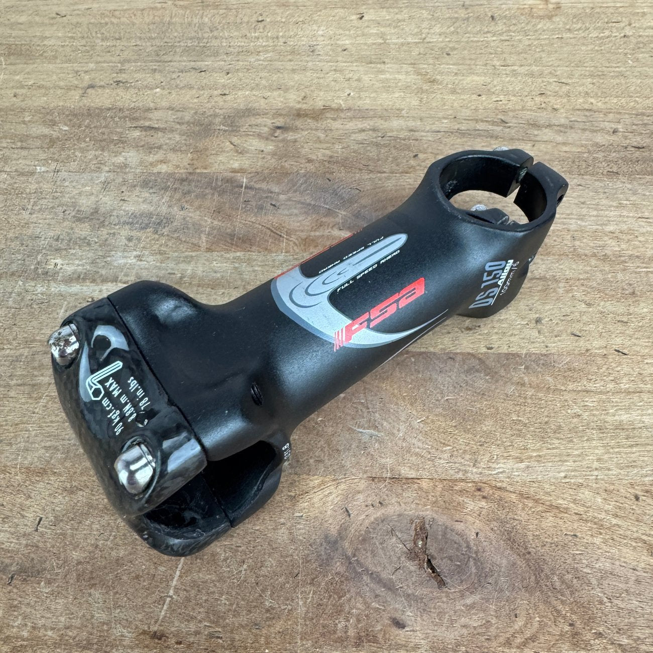 FSA OS 150 100mm Carbon Alloy ±6 Degree 31.8mm Bike Stem 1 1/8" 173g